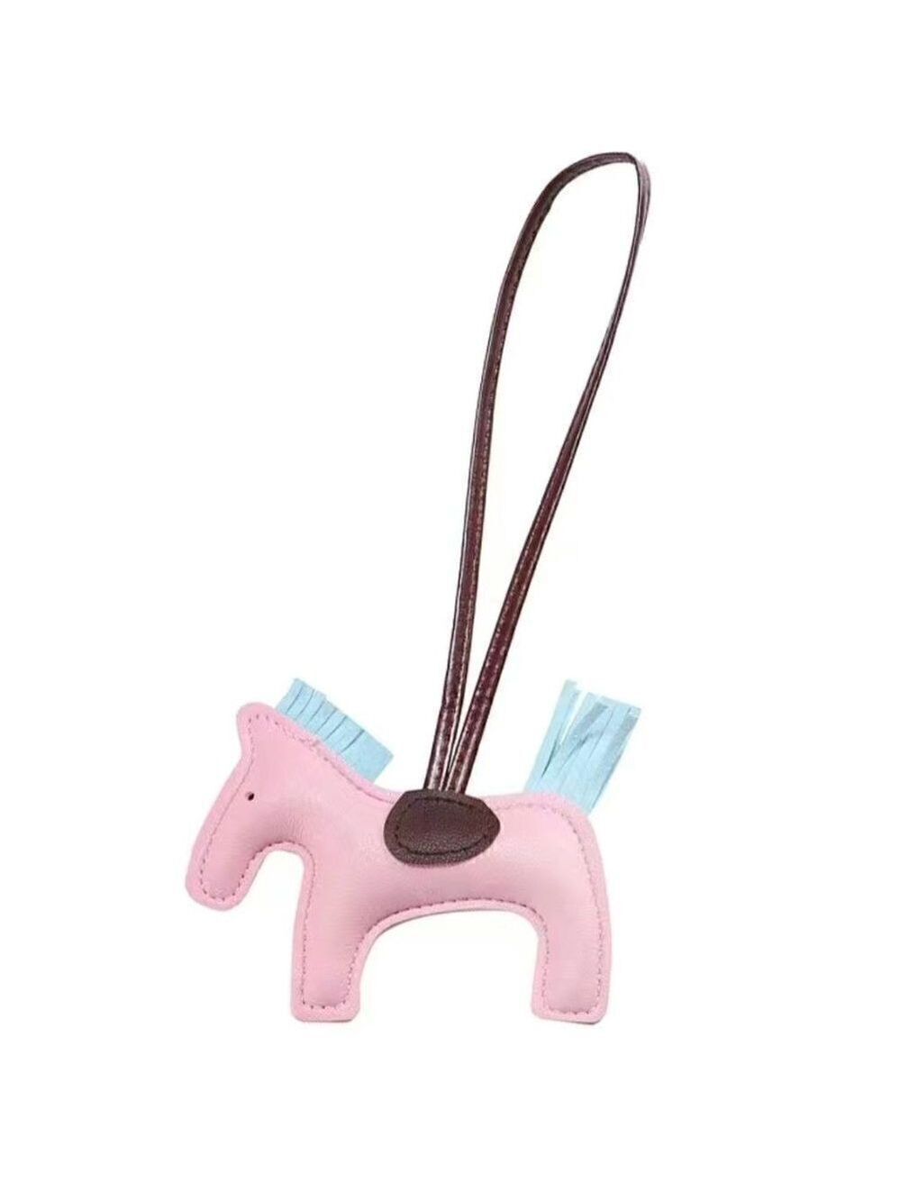 2025 PuffyโLarge Horse Purse and Backpack Accessory or Keychain (Pink/Blue) #709